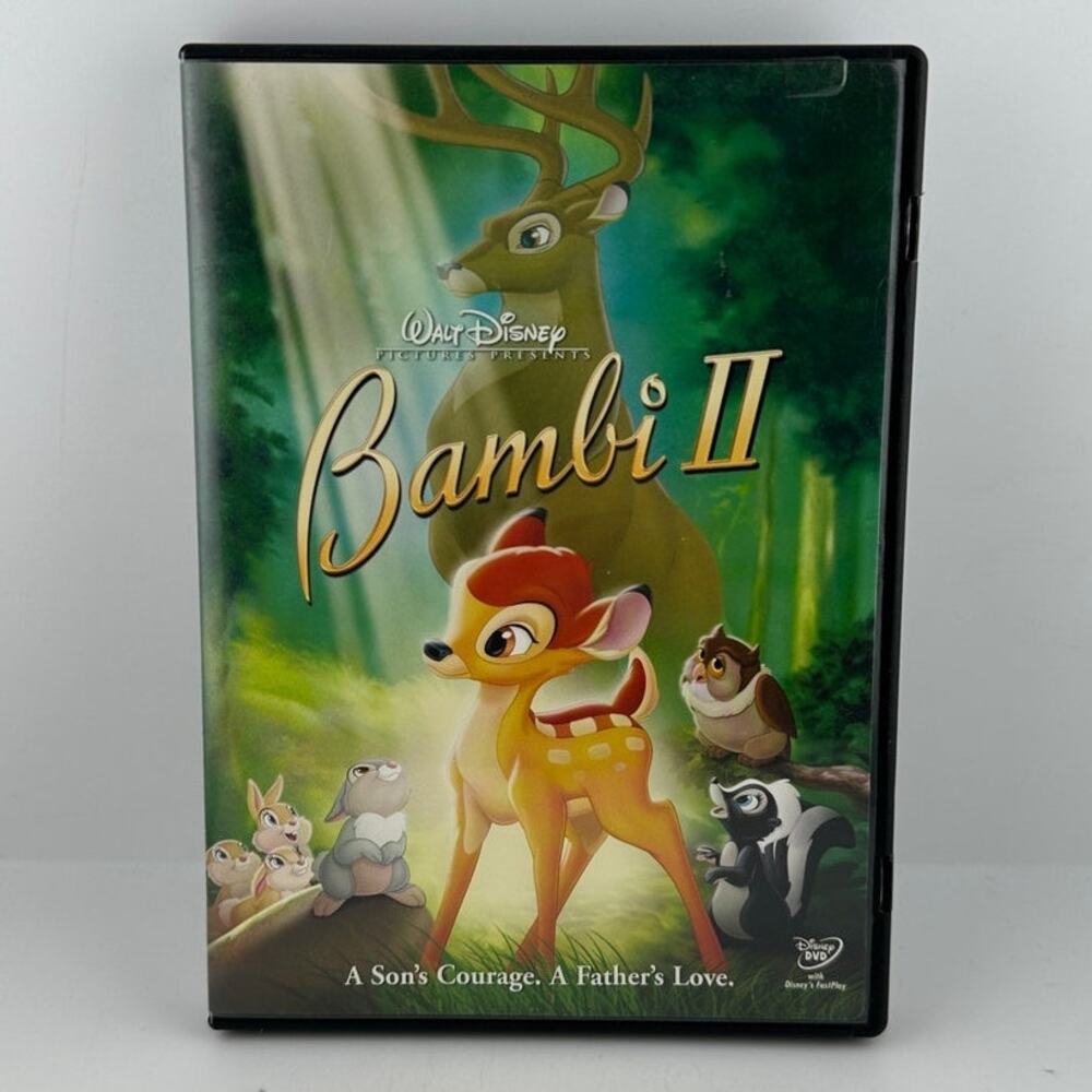 Disney Bambi II DVD 2006 Walt Disney Animated Family Movie w/ Insert